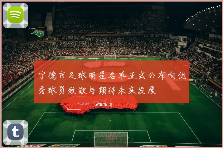 宁德市足球明星名单正式公布向优秀球员致敬与期待未来发展